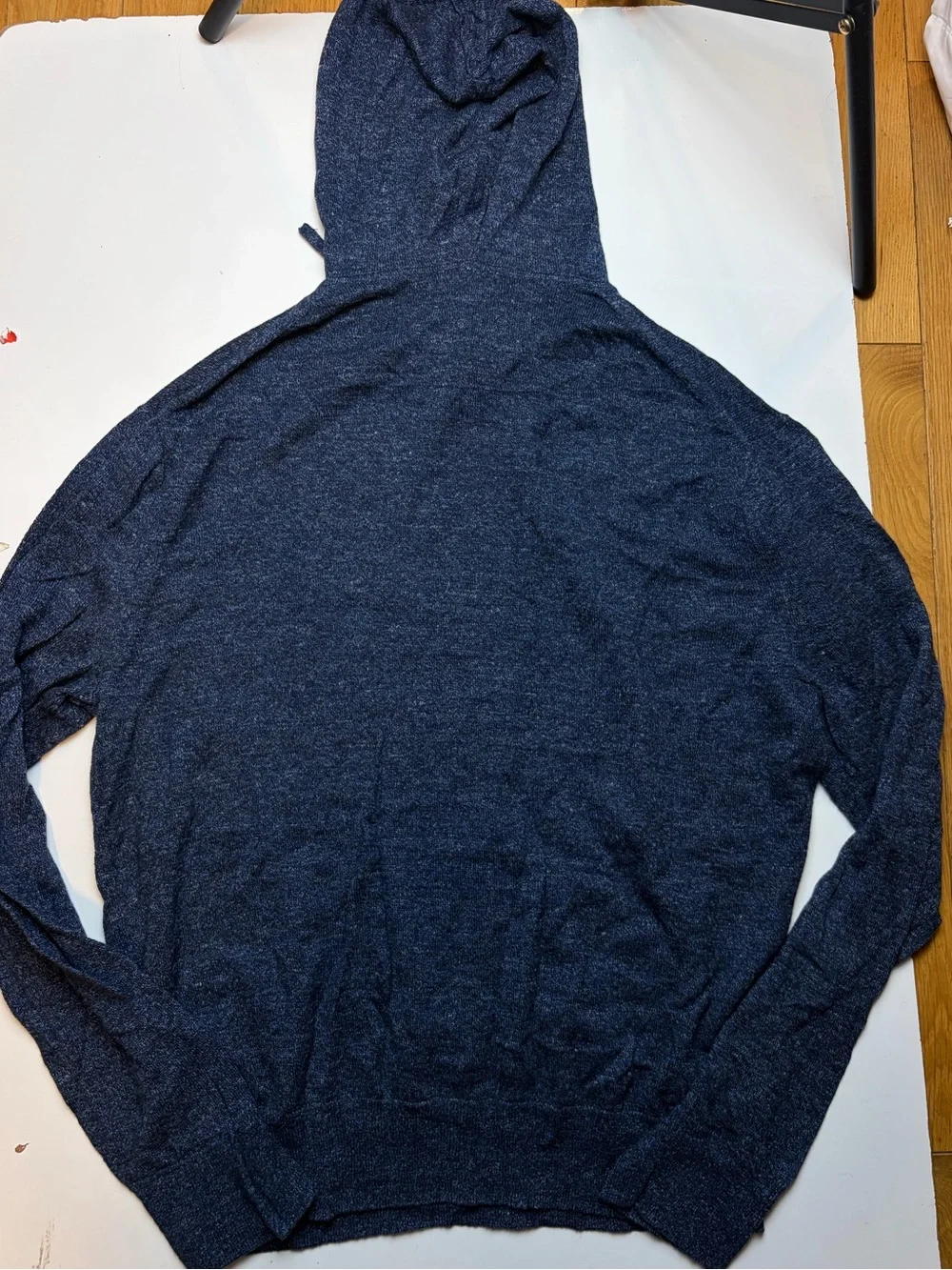 J.Crew Linen-cotton lightweight hooded sweater AL354